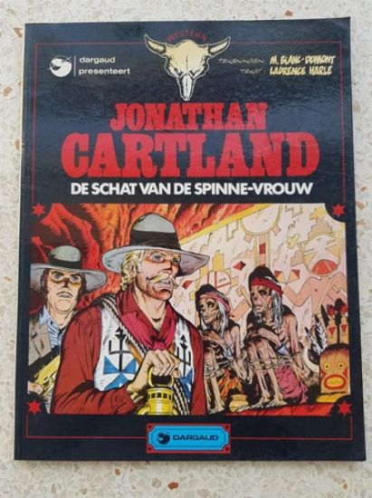 Afbeelding van Jonathan cartland #3 - Schat van de spinne - vrouw - Tweedehands (DARGAUD, zachte kaft)