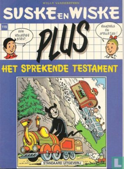 Afbeelding van Suske en wiske plus #119 - Sprekende testament (blauw) - Tweedehands (STANDAARD, zachte kaft)