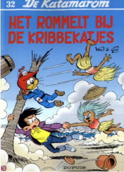 Afbeelding van Katamarom #32 - Rommelt bij de kribbekatjes (DUPUIS, zachte kaft)