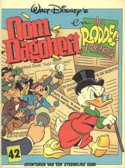 Afbeelding van Oom dagobert #42 - Roddelpers - Tweedehands (OBERON, zachte kaft)