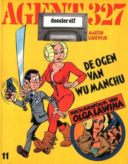 Afbeelding van Agent 327 #11 - Ogen van wu manchu - Tweedehands (OBERON, zachte kaft)