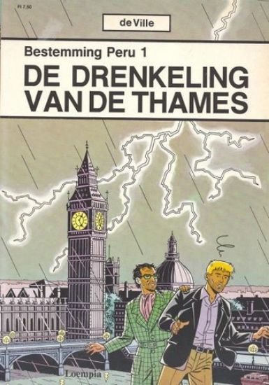 Afbeelding van Bestemming peru #1 - Drenkeling van de thames - Tweedehands (LOEMPIA, zachte kaft)