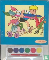 Afbeeldingen van Jommeke chinees - Jommeke kleurboek 3-6 jaar blauw