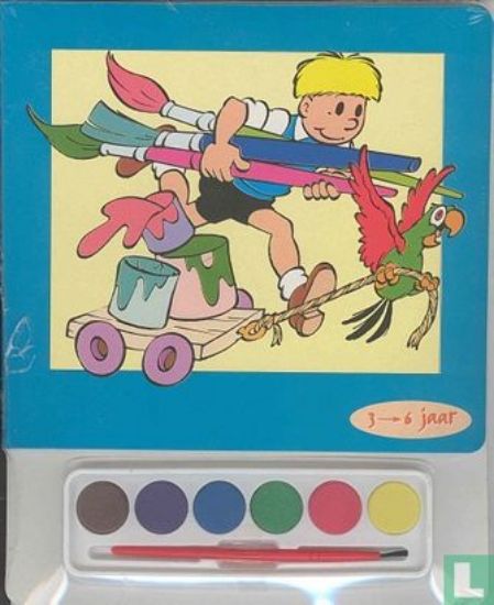 Afbeelding van Jommeke chinees - Jommeke kleurboek 3-6 jaar blauw (HET VOLK, zachte kaft)