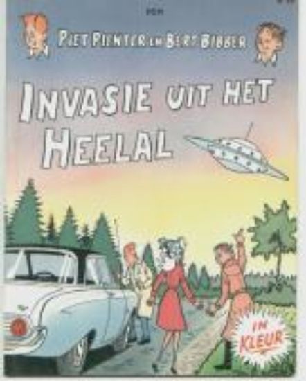 Afbeelding van piet pienter en bert bibber #24 - Invasie uit het heelal (kleur) (DE VLIJT, zachte kaft)