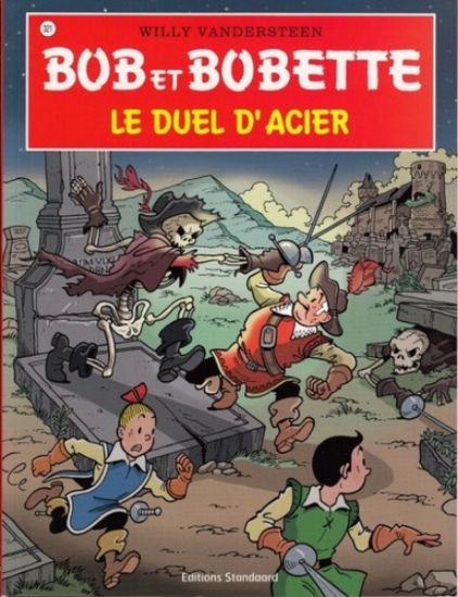 Afbeelding van Bob et bobette #321 - Le duel d'acier (STANDAARD, zachte kaft)