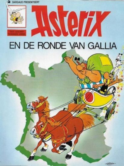 Afbeelding van Asterix #5 - En de ronde van gallia (DARGAUD, zachte kaft)