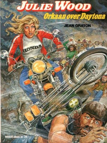 Afbeelding van Julie wood #7 - Orkaan over daytona - Tweedehands (HARKO MAGAZINES, zachte kaft)