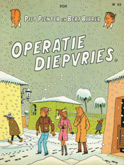 Afbeelding van piet pienter en bert bibber #35 - Operatie diepvries - Tweedehands (DE VLIJT, zachte kaft)