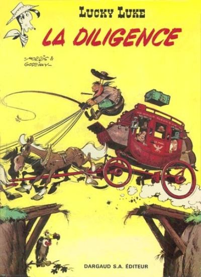 Afbeelding van Lucky luke (fra) - La diligence - Tweedehands (DARGAUD, harde kaft)