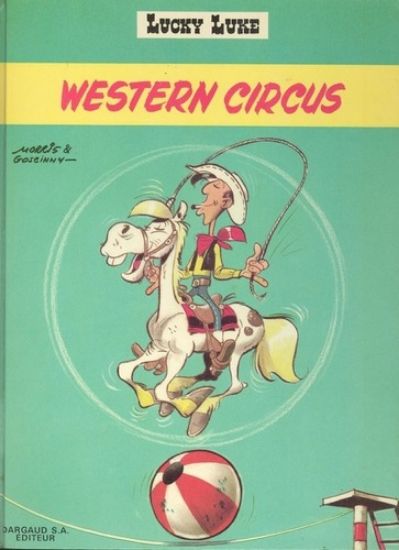 Afbeelding van Lucky luke (fra) - Western circus - Tweedehands (DARGAUD, harde kaft)
