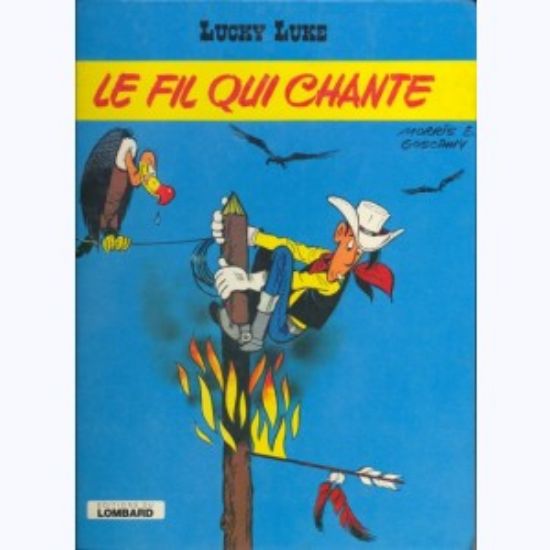 Afbeelding van Lucky luke (fra) - Le fil sui chante - Tweedehands (DARGAUD, harde kaft)