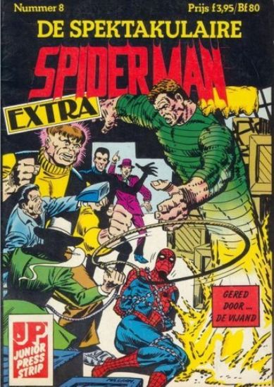 Afbeelding van Spektakulaire spiderman extra #8 - Gered door ... de vijand - Tweedehands (JUNIOR PRESS, zachte kaft)