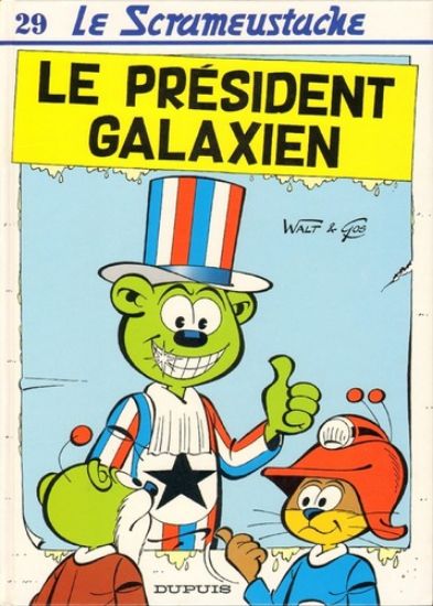 Afbeelding van Scrameustache (fra) #29 - Le president galaxien (DUPUIS, harde kaft)