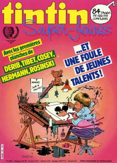 Afbeelding van Tintin super (fra) #30 - Super-jeunes (LOMBARD, zachte kaft)