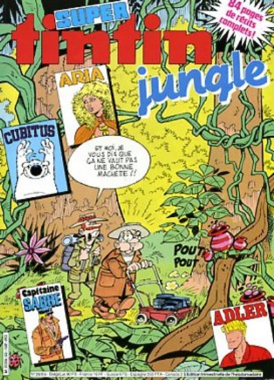 Afbeelding van Tintin super (fra) #33 - Jungle - Tweedehands (LOMBARD, zachte kaft)
