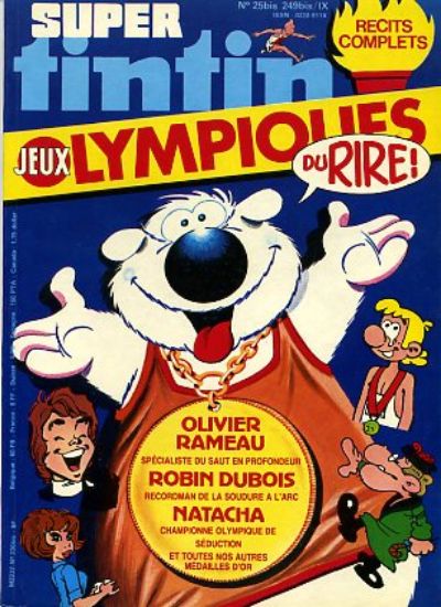 Afbeelding van Tintin super (fra) #9 - Jeux olympiolies (LOMBARD, zachte kaft)