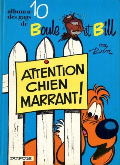 Afbeelding van Boule et bill (fra) #10 - Attention chien marrant - Tweedehands (DUPUIS, harde kaft)