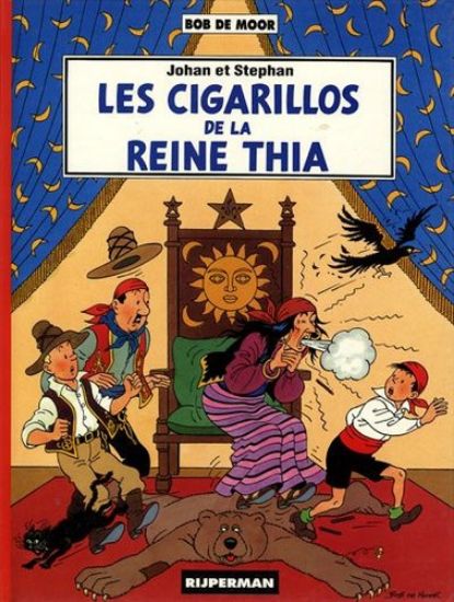 Afbeelding van Johan et stephan (fra) - Les cigarillos de la reine thia (RIJPERMAN, harde kaft)